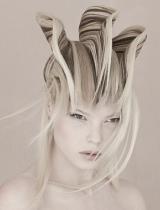 Blonde Avant Garde Hairstyle by seanhanna