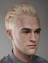 Mens Medium Blonde Hairstyle by Haircult