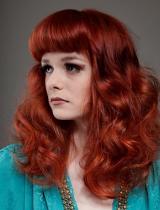 Red Wavy Hairstyle by Peter Mark