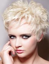 Short Wavy Hairstyle by Steven Carey