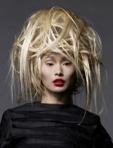 Blonde Avant Garde Hairstyle by Steven Carey