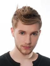 Mens Medium Blonde Hairstyle by Guy Kremer