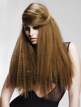 Brown Crimped Hairstyle by McIntyres