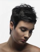 Short Black Hairstyle by Trendy Hair