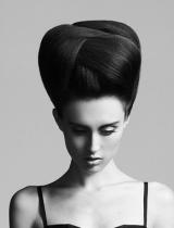 Black Updo Hairstyle by Angels Hairdressing