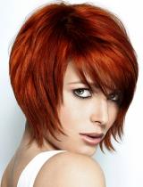 Red Bob Hairstyle by Royston Blythe