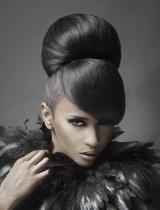 Black Sculptured Hairstyle by Junior Green