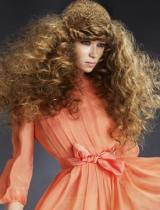 Long Frizzy Hairstyle by Rainbow Room