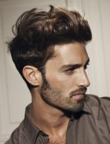 Mens Short Brown Hairstyle by Franck Provost