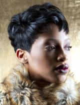 Short Ethnic Hairstyle by Hype Coiffure