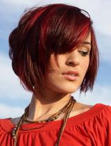 Red Bob Hairstyle by Web Collections