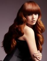 Long Red Hairstyle by Mark Leeson