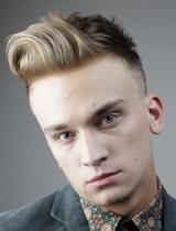 Mens Medium Blonde Hairstyle by LOreal