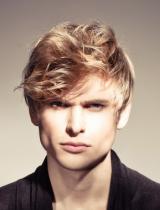 Mens Medium Blonde Hairstyle by Clipso