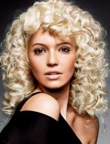 Long Blonde Ringlets Hairstyle by Barrie Stephen