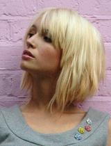 Blonde Volumous Hairstyle by Alan D