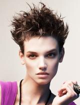 Short Brown Messy Hairstyle by Peter Prosser