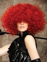 Red Curly Hairstyle by Steven Smart