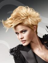 Medium Blonde Party Hairstyle by Wella