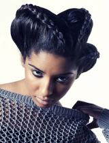 Black Updo Hairstyle by Anne Veck Hair