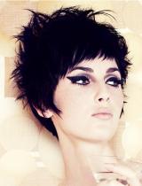 Black Shaggy Hairstyle by HOB Salons