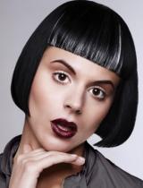 Medium Black Bob Hairstyle by Marc Antoni