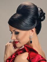 Black Updo Hairstyle by Web Collections