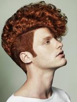 Mens Red Hairstyle by Peter Prosser