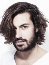 Mens Long Brown Hairstyle by Fudge