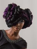 Long Black Ringlets Hairstyle by Afrotherapy