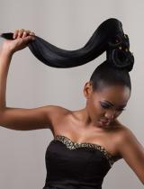 Black Top-Knot Hairstyle by Afrotherapy