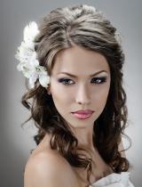 Long Brown Wedding Hairstyle by Web Collections