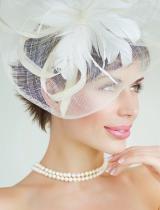 Fascinator Hairstyle by Wedding Collections