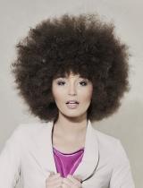 Long Brown Afro Hairstyle by Andrew Jose