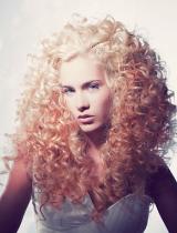 Blonde Ringlets Hairstyle by Sam Villa