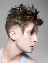 Mens Choppy Hairstyle by Sanrizz