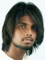 Mens Long Black Hairstyle by Web Collections