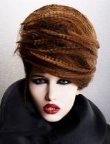 Brown Avant Garde Hairstyle by TH1 Hair