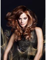 Long Brown Wavy Hairstyle by Wella