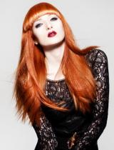  Red Extensions Hairstyle by Balmain Hair