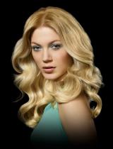 Long Blonde Wavy Hairstyle by Wella