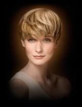 Short Blonde Choppy Hairstyle by Wella