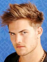 Mens Spikey Hairstyle by Gastar Hair