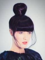 Black Top-Knot Hairstyle by Simon Houston Hairdressing