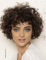 Brown Curly Hairstyle by Fabio Salsa