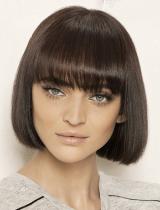 Medium Brown Straight Hairstyle by Fabio Salsa