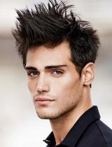 Mens Spikey Hairstyle by Jean Louis David