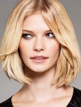 Blonde Straight Hairstyle by Jean Louis David