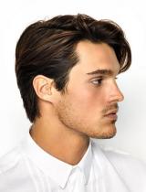 Mens Medium Brown Hairstyle by Saint Algue