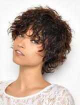 Brown Curly Hairstyle by Saint Algue